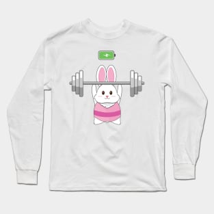 Weightlifting Bunny Long Sleeve T-Shirt